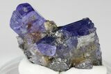 Blue-Violet Tanzanite Crystal Cluster - Merelani Hills, Tanzania #182358-2